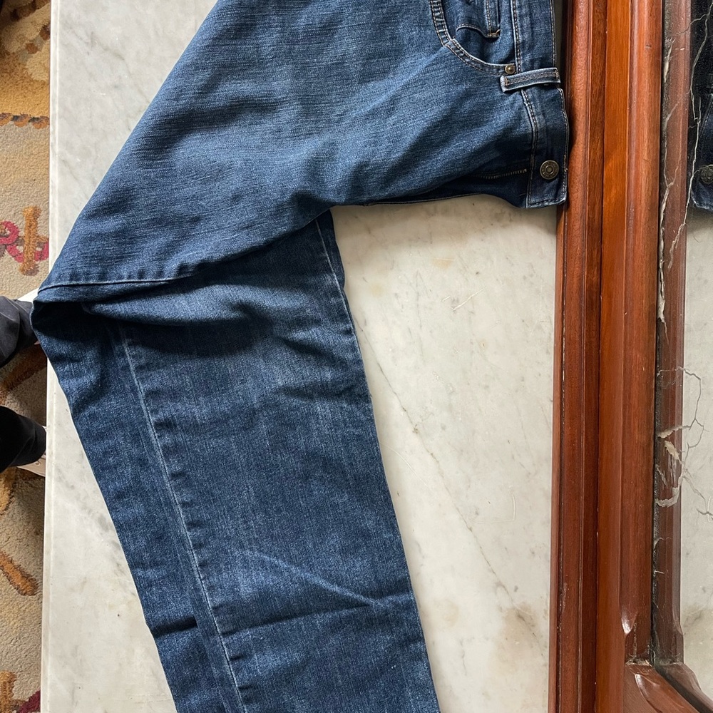 Gloria Vanderbilt Dark Blue Straight Jeans